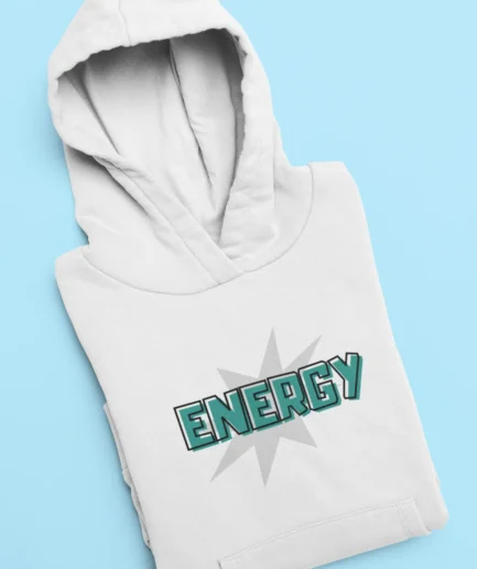 Energy Pop Art Graphic Hoodie
